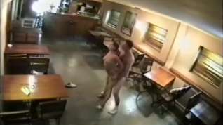 Online film Security Cam catches couple in bar