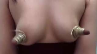 Online film Long big nipples tied