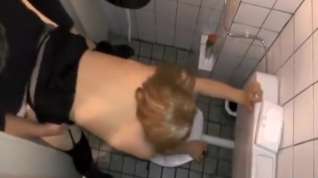 Online film Young wife gangbanged by strangers at a public restroom