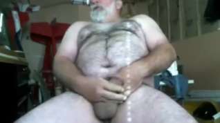 Online film grandpa jim stroke on webcam