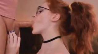 Online film Nerdy Chick Gets a Wild Banging From BF