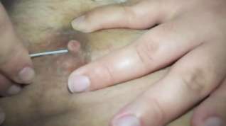 Online film piercing my nipples