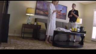 Online film Naked girl room service guy