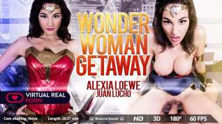 Online film Alexia Loewe Juan Lucho in Wonder woman getaway - VirtualRealPorn