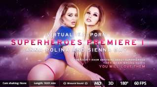 Online film Anna Polina Sienna Day in Superheroes premiere I - VirtualRealPorn