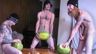 Online film Have You Ever Fucked A Watermelon? - Devin Reynolds, Blinx Kenneth Slayer - StraightNakedThugs