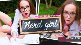 Online film Angel Rush Steve Q in Nerd girl - VirtualRealPorn