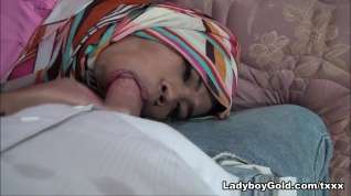 Online film Adriana - Tied up Muslim LB CIM - LadyboyGold