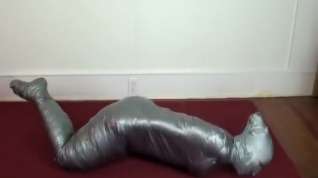 Online film Mummified from head to toe with duct tape
