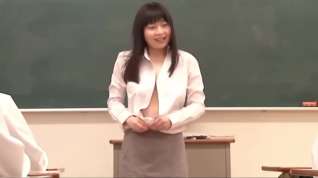 Online film Asian teacher bows before schoolgirls