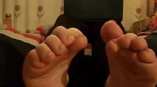 Online film Sniff this cute british thick soles and toes