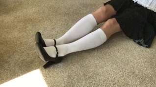Online film Me my white knee socks and my maryjane heels