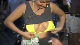 Online film Crazy older ladies show off their titties and slits in public places