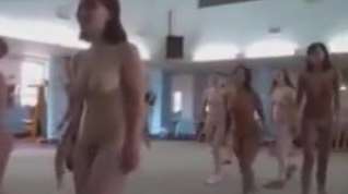 Online film Nudist girls in gym