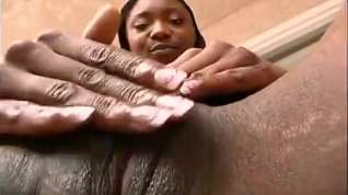 Online film Horny Ebony Hoe Fingers Her Beaver