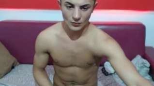 Online film Romanian very cute boy cums on cam