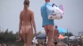 Online film Nude beach voyeur with couples playing