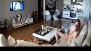 Online film Sensual bate masturbation in the living room