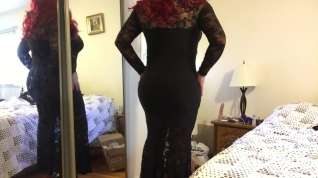 Online film Deanna cd doll in long black dress