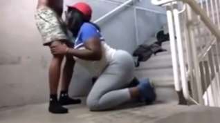 Online film Fucking in public staircase