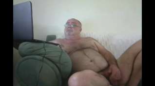 Online film Grandpa stroke on webcam 3