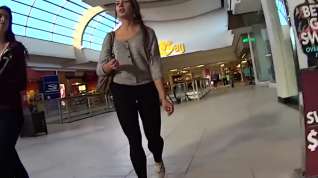 Online film Yummy college girl ass in leggings jiggles while walking