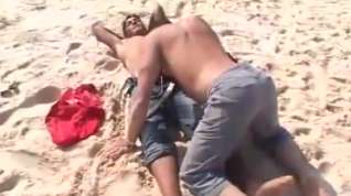 Online film Arab beachboy fucks european on the beach