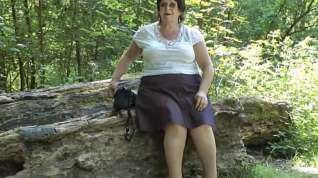 Online film Upskirt bum in the woods part two