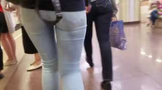 Online film Russian wrigle ass in metro