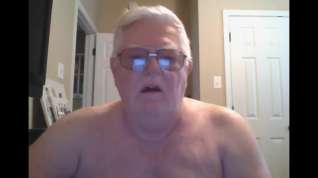 Online film Grandpa stroke on cam