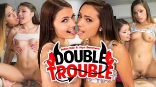Online film Adria Rae Jaye Summers in Double Trouble - WankzVR