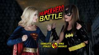 Online film April Brookes Charlotte Stokely in Superhero Battle - WankzVR