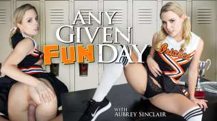 Online film Aubrey Sinclair in Any Given Funday - WankzVR