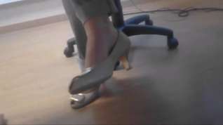 Online film Candid heels under desk of virginie in office part 2