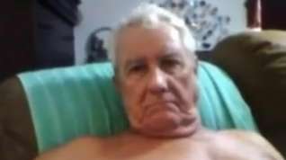 Online film Grandpa stroke on webcam 11