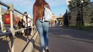 Online film Pretty longhaired girl with tight ass