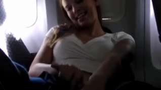 Online film Girl is fingering while flying
