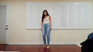 Online film Big ass latina trying on jeans shorts