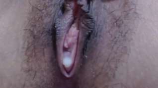Online film Close up hairy pussy creampie