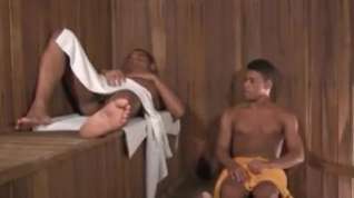 Online film Brazilian duo fucking in the sauna