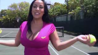 Online film Busty kiara likes playing tennis and hard sex