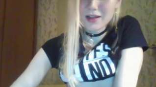 Online film Beautiful amateur shemale college girl on live show