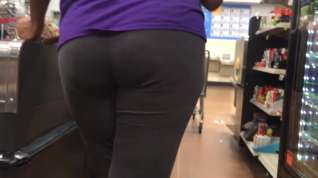 Online film Thick ass college girl grey leggings