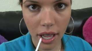 Online film Sweet college girl with braces POV