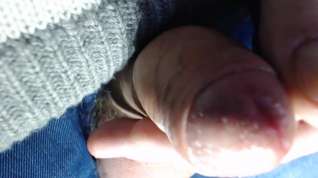 Online film Close-up hairy balls during masturbation