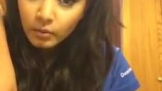 Online film Paki girl talking on live stream