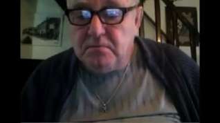 Online film Grandpa stroke on webcam 4