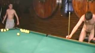 Online film Russian soldiers play pool in nude