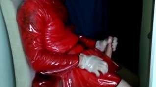 Online film Red riding hood in wanking in red raincoat original