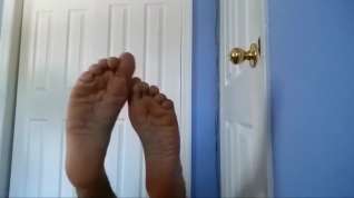 Online film Sweaty socks and boy feet after jog